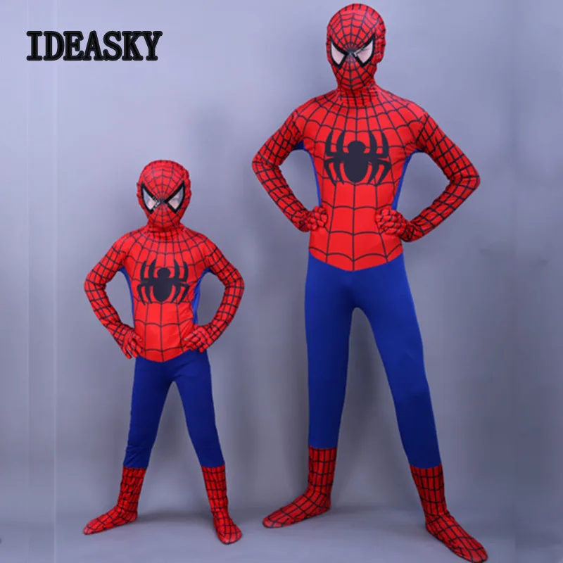 Костюм Человека паука Детский костюм с 3d маской для девочек и детей Удивительный
