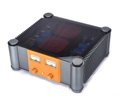 Acrylic lid 150 Вт* 2 Основной класс A усилитель hifi слияний Предварительный усилитель+ усилитель FM155 preamp полевой эффект транзисторный трансформатор экранирование - Цвет: Acrylic lid