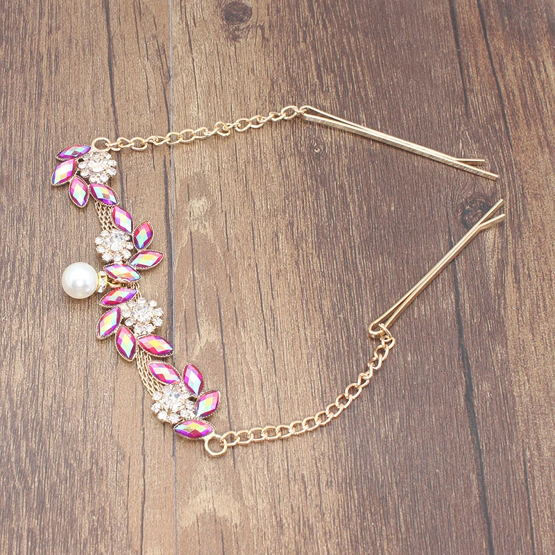 Украшение для волос повязка для головы платье повязки Мода Индийский Boho красный головной убор с бусинками женская голова прикрепление к волосам ювелирные изделия