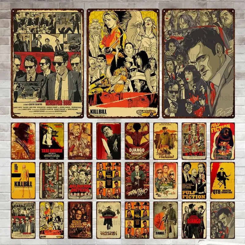 

Famous Movie Metal Tin Sign Comic Version Movie Poster Wall Decor For Pub Bar Cafe Cinema Theater Home Vintage Decorative Plaque