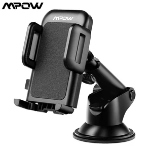 mpow ca032 car phone mount upgraded dash windshield car phone holder with strong sticky gel suction cup compatible with iphone free global shipping