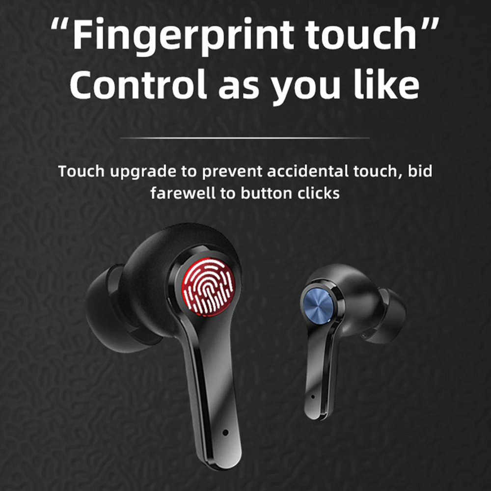 

T28 TWS Wireless Earphone Bluetooth 5.1 Noise Reduction In Ear Headset HD LED Digital Display Earbuds with Mic