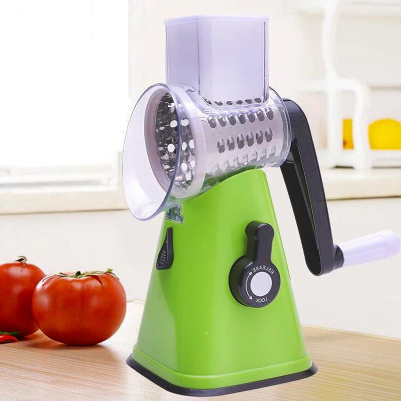 Ручная овощерезка многофункциональная круглая мандолина машина для измельчения