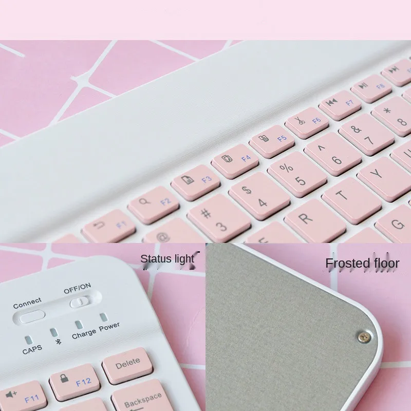 

Portable Tablet Phone Universal Bluetooth Keyboard Keyboard Mini Bluetooth Wireless Keyboard Mobile Phone PC Universal 8 "10"