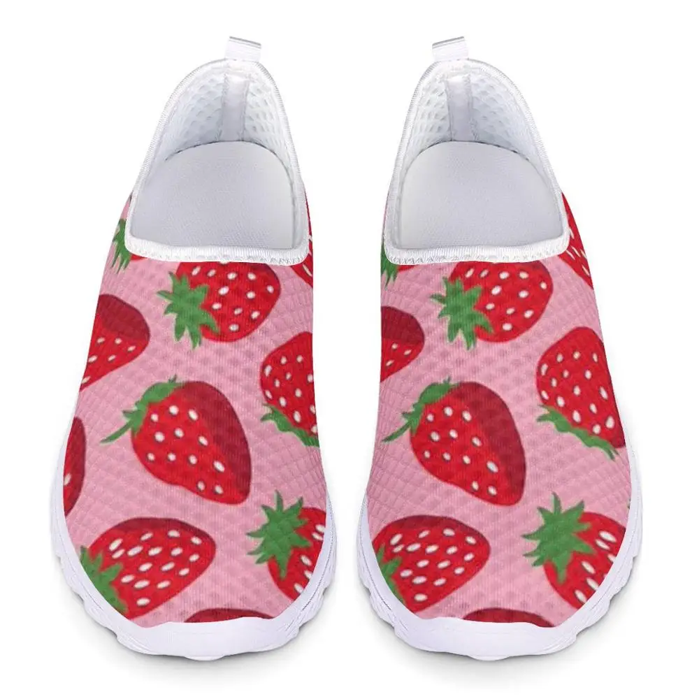 Модная женская обувь HYCOOL с мультипликационным принтом фруктов для взрослых