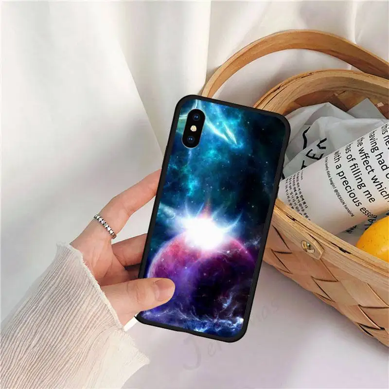

Star Space Glitter pattern luxury high quality Phone Case coque for iPhone 11 12 pro XS MAX 8 7 6 6S Plus X 5S SE 2020 XR