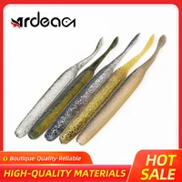 ardea soft lures worm baits fishing lure 133mm 7 5g shad double color silicone bait tail jigging wobblers bass pike fishing tack