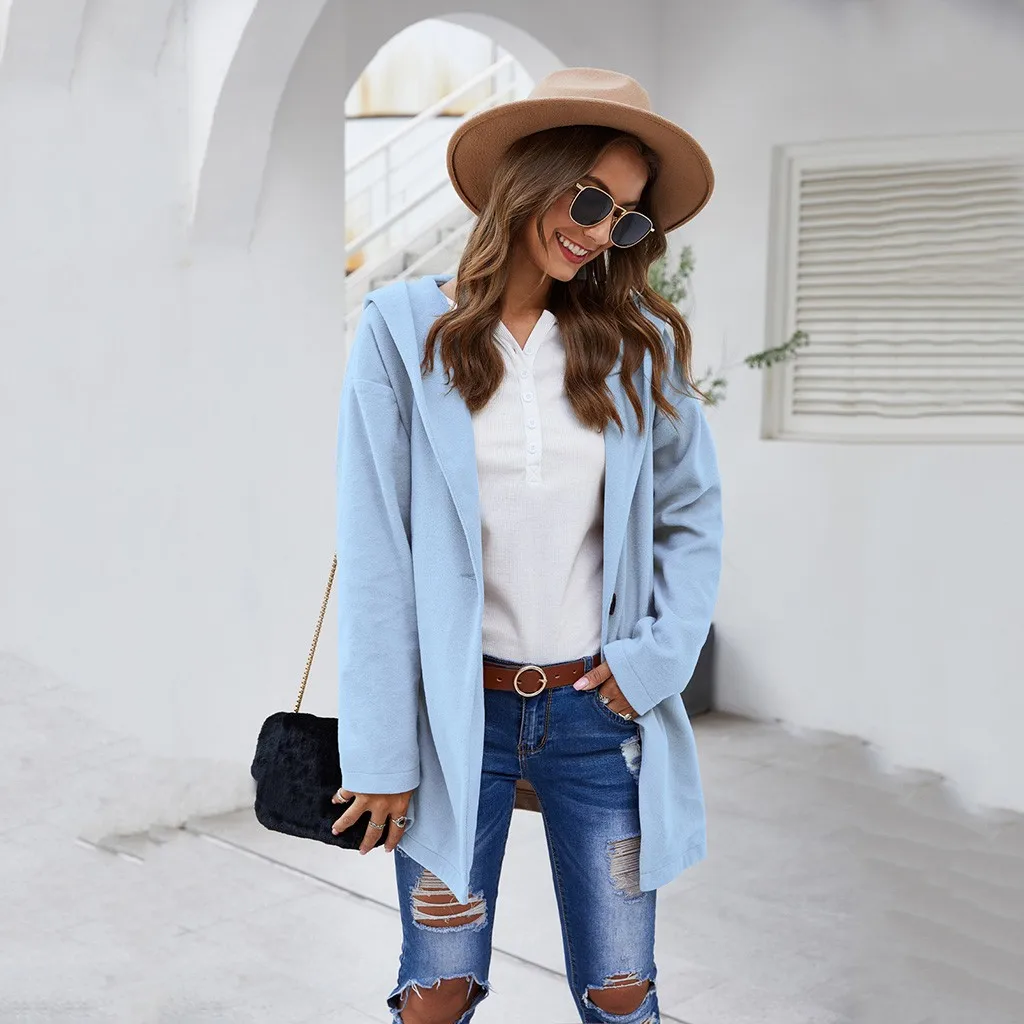 Женская куртка женская модная Весенняя с длинным рукавом и цветочной вышивкой на