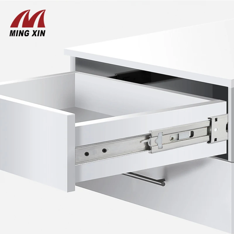 Выдвижные ящики 10 22 дюйма из нержавеющей стали бесшумная Подушка буфер мягкое