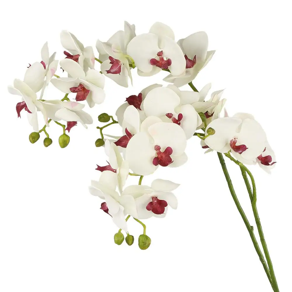 Искусственные Шелковые орхидеи 35 &quotИскусственный фаленопсис цветы Спрей с