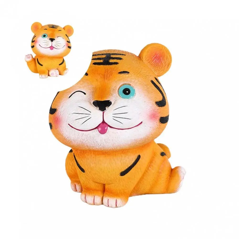 

Cute Money Saving Box Hand-painted Novelty Bring Vitality Animal Sculpture Saving Bank Case Bank Money Boxes