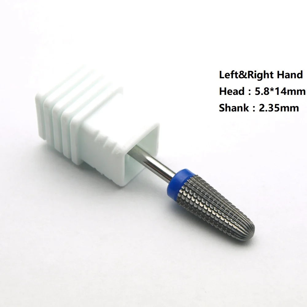 

5in1 Tapered Safety Carbide Nail Drill Bits With Cut Drills Carbide Milling Cutter For Manicure Remove Gel Nails Accessories