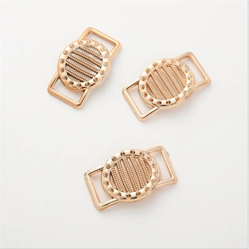 Модная металлическая пряжка-зажим для футболки декоративное шелковое кольцо