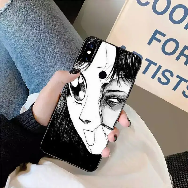 

Junji Ito Horror horror comic Phone Case For Xiaomi Redmi note 7 8 9 t max3 s 10 pro lite coque funda shell cover