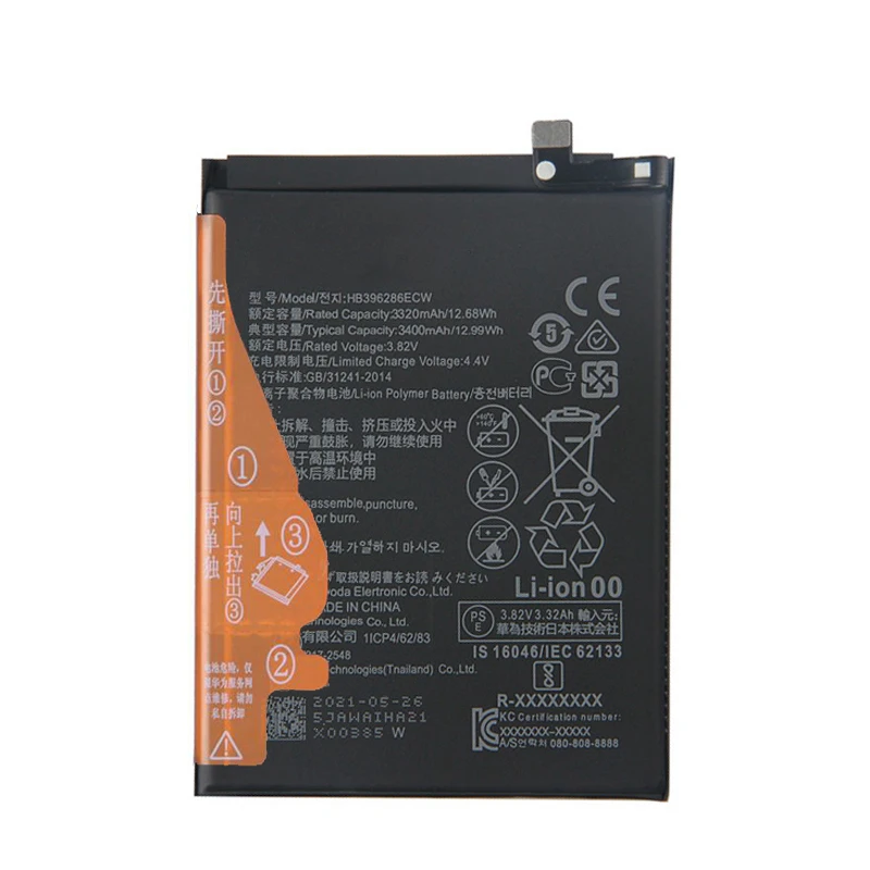 original 3400mah hb396286ecw battery for huawei honor 10i 20i 10 20 lite p smart 2019 hry lx1meb pot lx2 lx1t mobile phone free global shipping