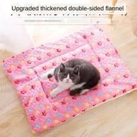 soft flannel thickened pet soft fleece pad pet blanket bed mat for puppy dog cat sofa cushion home rug keep warm sleeping cover