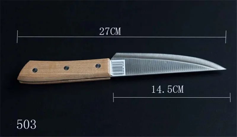 503 Острый профессиональный нож для мяса из нержавеющей стали, ножи для убоя рыбы, ножи для резки фруктов, небольшой нож для очистки овощей, дамасский нож - Цвет: 503