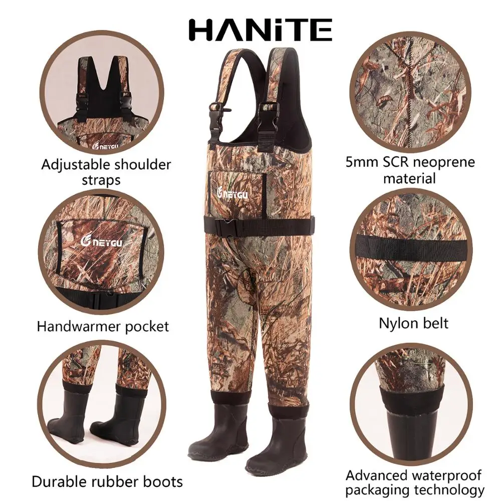 Утолщенные Детские неопреновые термостойкие и водонепроницаемые нагрудные