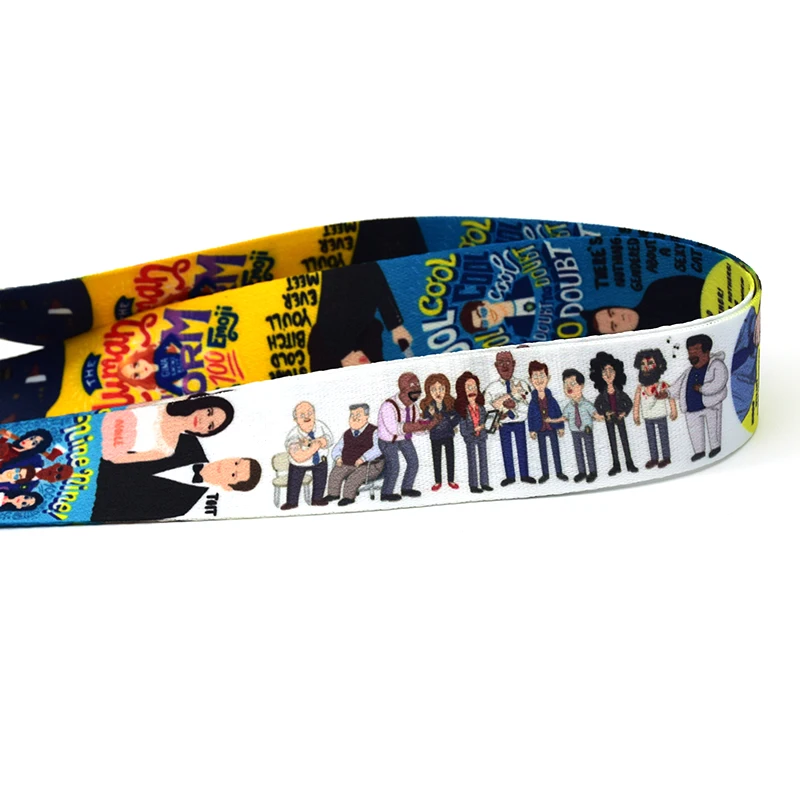 30 шт./лот Бруклин девять-девять шнурок акварель ремешки чехол для телефона ТВ шоу