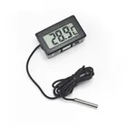 Водонепроницаемый цифровой термометр с ЖК-дисплеем, аквариумный электронный точный прибор для измерения температуры аквариума с щупом и гигрометром