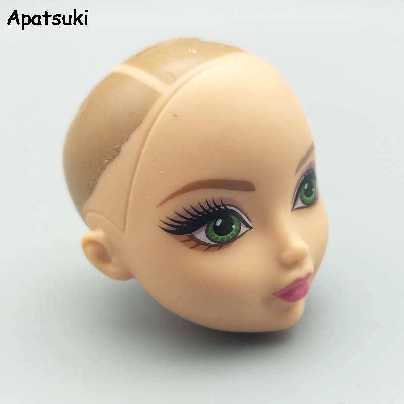 Мягкая с макияжем лысина голова куклы Монстер Хай головки BJD для отработки