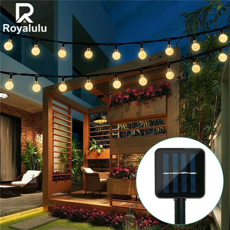 

Solar Powered 30 LED String Light Garden Path Yard Decor Lamp Outdoor Waterproof