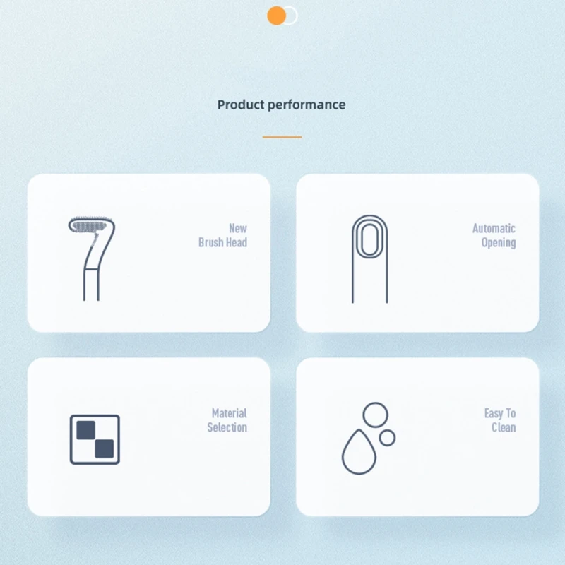 

Golf Toilet Brush with Sticky Hook Bathroom Toilet Bowl Scrubber Brush Non-scratch TPR Bristles Hanging Odorless