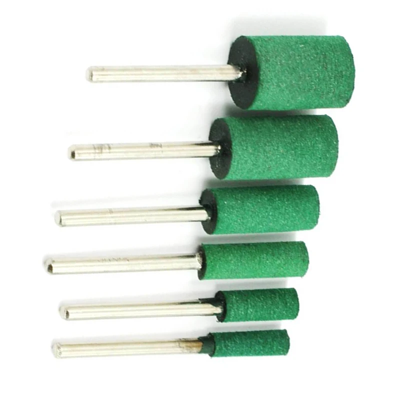 

Grinder Polishing head Shank 4/5/6/8/10/12mm 6pcs Buffing Cleaner Cylinder Drill Rubber Smoothing Tools Practical
