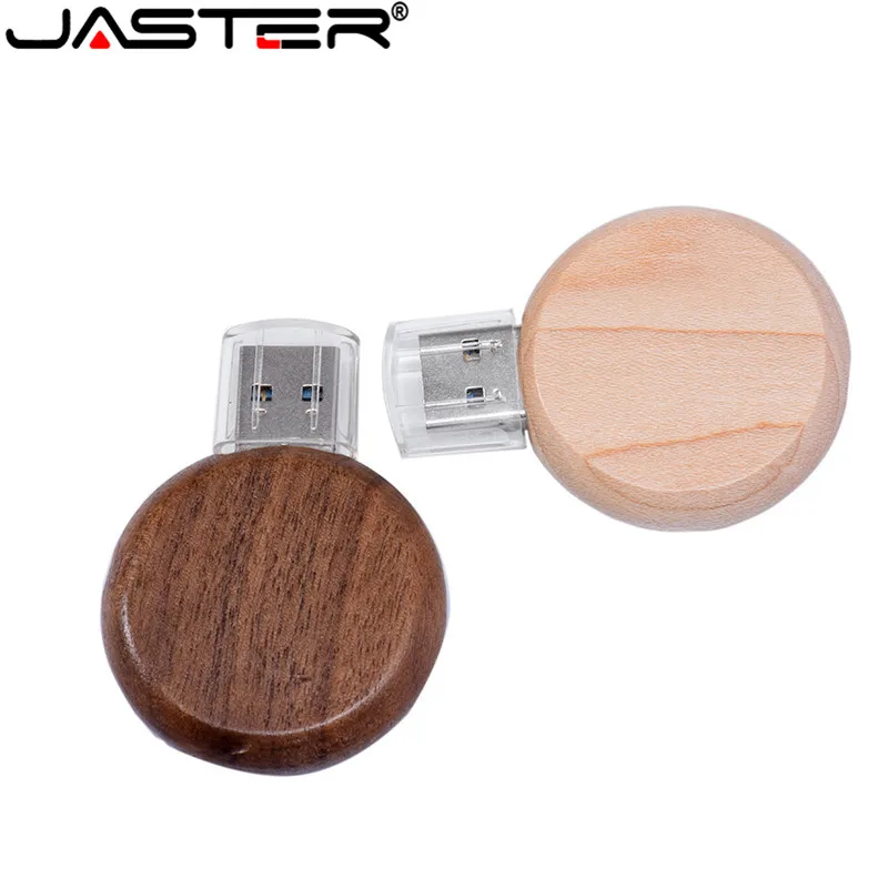 Деревянный Мини USB флеш-накопитель 4 ГБ 8 16 32 64 2 0 круглый деревянный флешка |