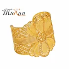 MUKUN Новое поступление роскошный широкий браслет Дубая для женщин мужчин золотой цвет африканские браслеты и браслеты индийские ювелирные изделия свадебные подарки