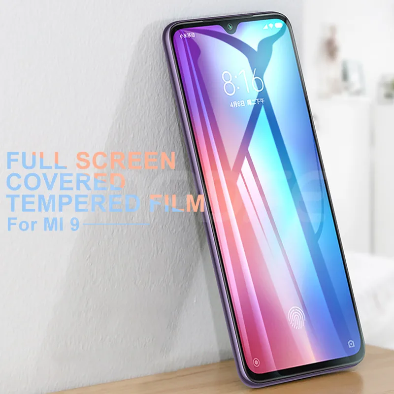 9D Защитное стекло для Xiaomi Mi 9 8 SE A3 A2 Lite Play CC9 CC9E Pocophone F1 полное покрытие защитная пленка из закаленного стекла