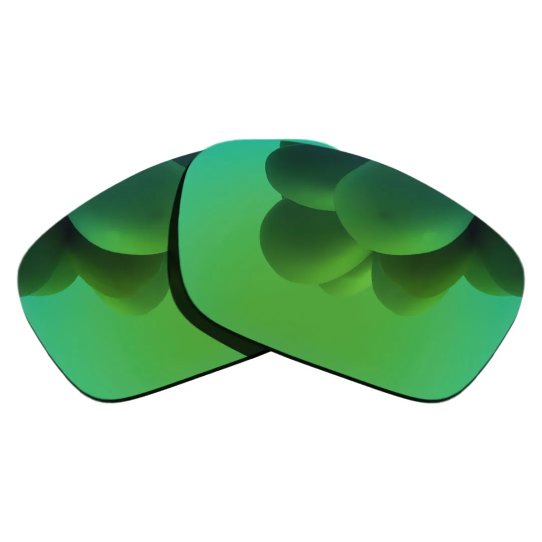 

Зеленые зеркальные поляризованные Запасные линзы для оправы солнечных очков с топливной батареей 100% UVA & UVB