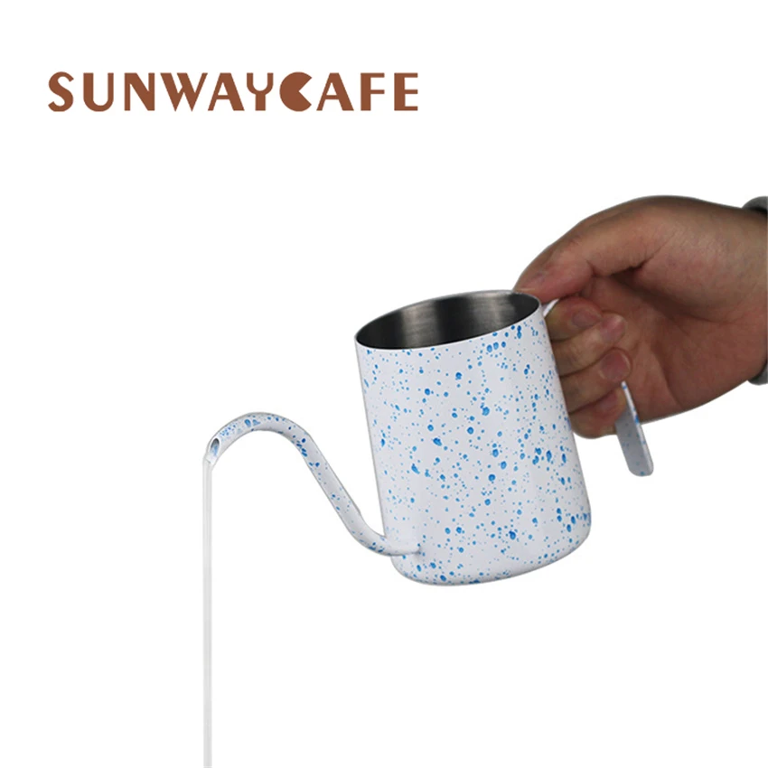 250/350 мл длинный узкий носик кофейник гусиная шея чайник нержавеющая сталь ручной