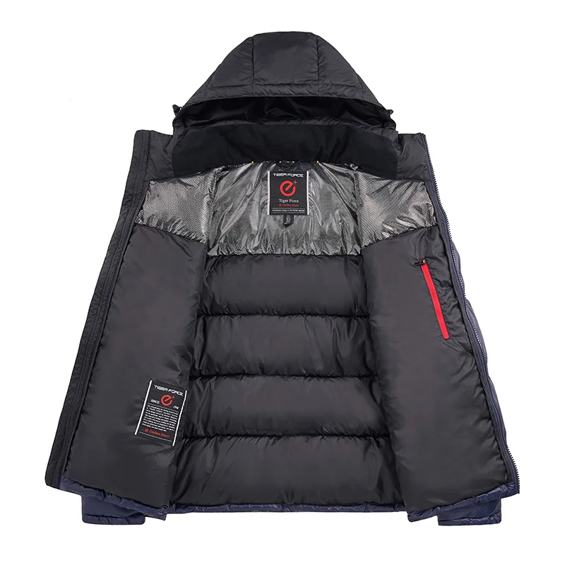 Men's winter jacket 2021 Russia Warm Windproof Fashion Men Jacket High quality Zipper Winter parka men coat