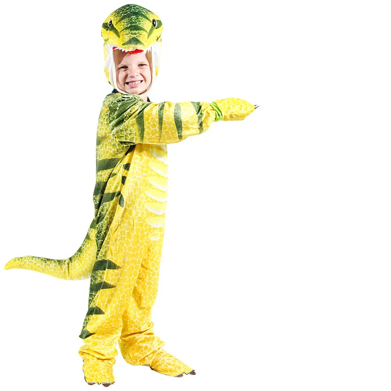2020 детский маленький костюм для косплея комбинезон динозавра Детский Хэллоуина
