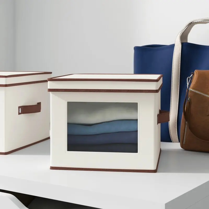 Boyland-cofre de almacenamiento de lona, ventana grande-3