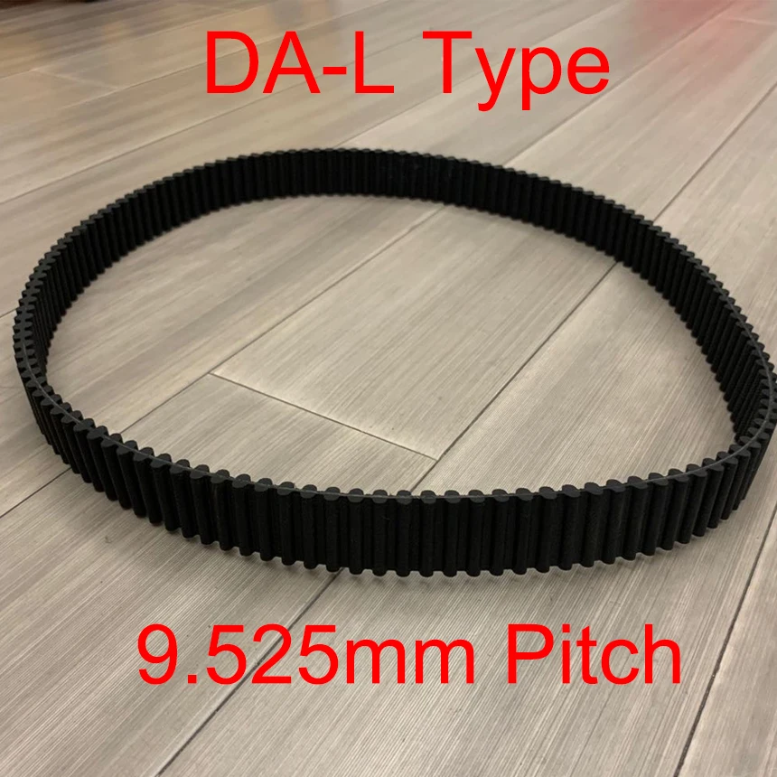 

D-600L D-720L 320 384 T Double Side Tooth 12.7mm 20mm 25mm 38mm Width 9.525mm Pitch Rubber Cogged Synchronous Timing Belt