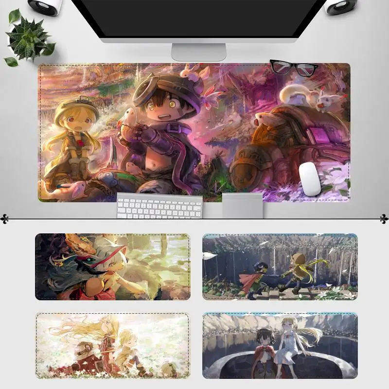 

Print made in abyss Gaming Mouse Pad Laptop PC Computer Mause Pad Desk Mat For Big Gaming Mouse Mat For Overwatch/CS GO