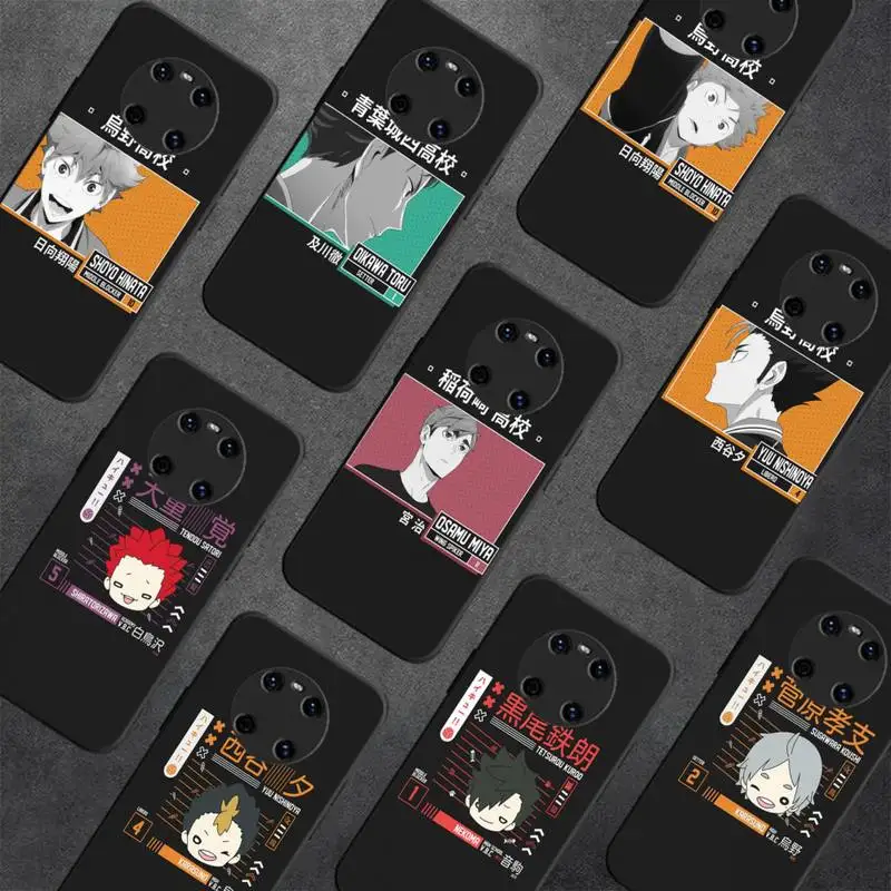 

Haikyuu Aesthetic Phone Case For Huawei Y 5 Y62019 Y52018 Y92019 Luxury funda case for 9prime2019