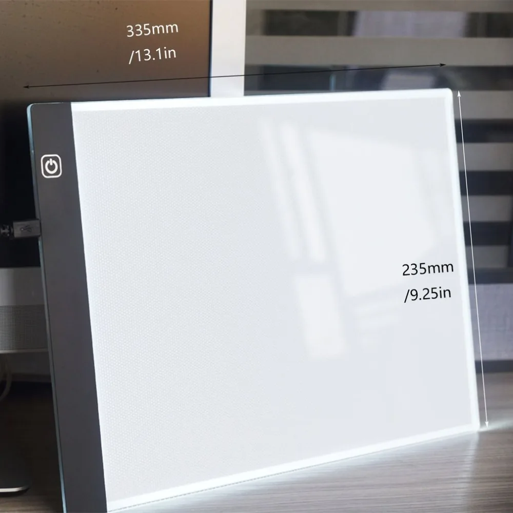 А4 копия стол Led аниме Linyi светящийся пенетин живопись доска ультра-тонкий копия стол защита глаз трехскоростной затемнения