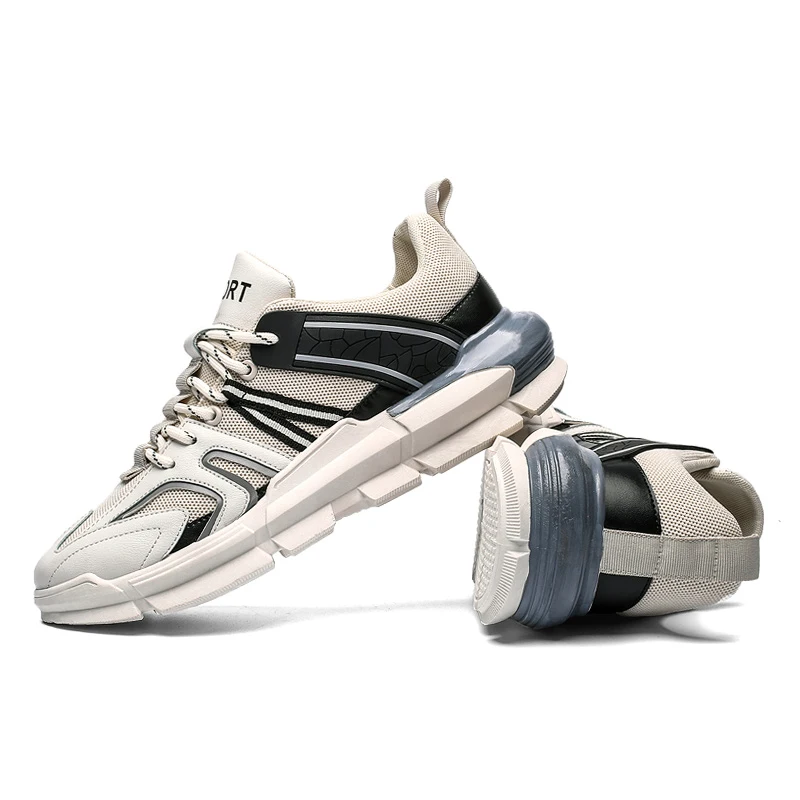 Мужская Легкая спортивная обувь, повседневная сетчатая Уличная обувь с вулканизированной подошвой для весны и осени, 2019 от AliExpress WW