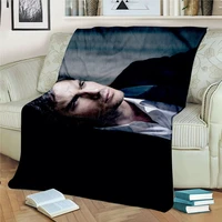 popular damon salvatore blanket soft tr diy picture decoration bedroom throw rug travel blanket sofa office portable travel
