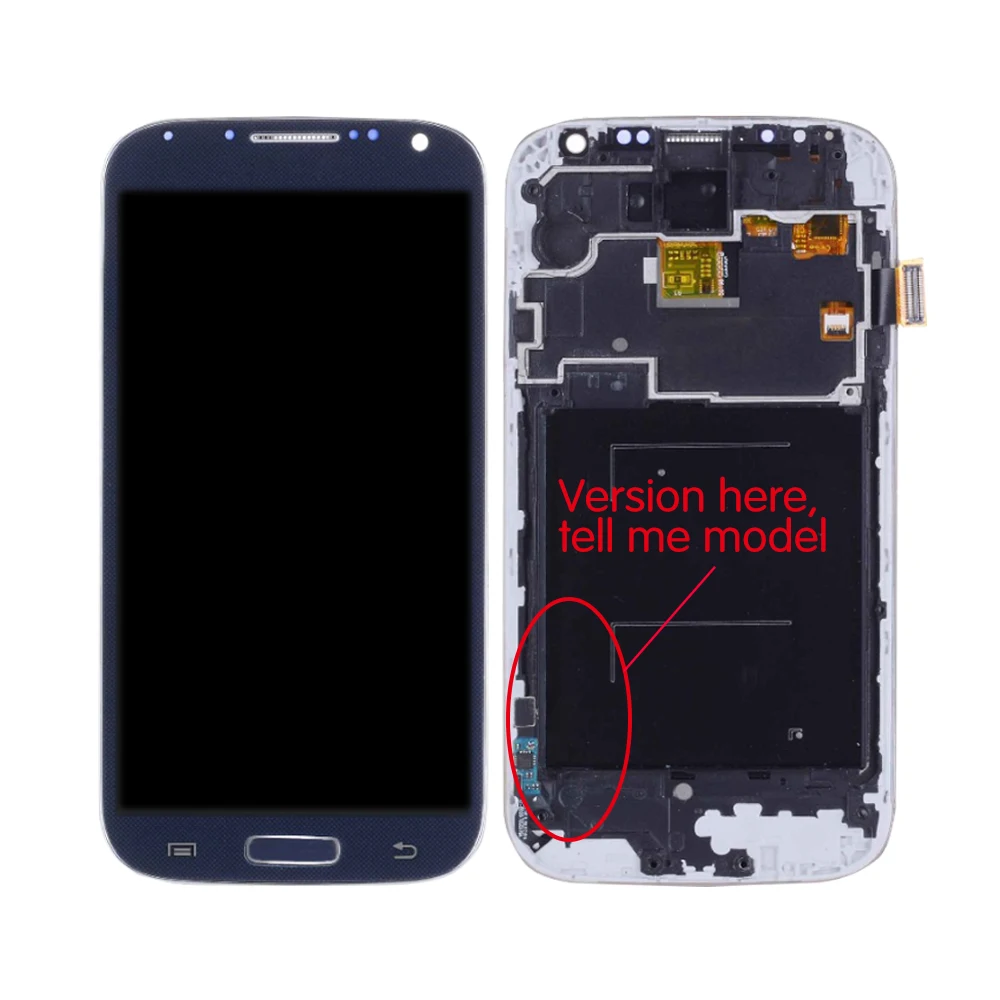 Оригинальный дигитайзер сенсорного ЖК-экрана в сборе для SAMSUNG Galaxy S4 дисплей с