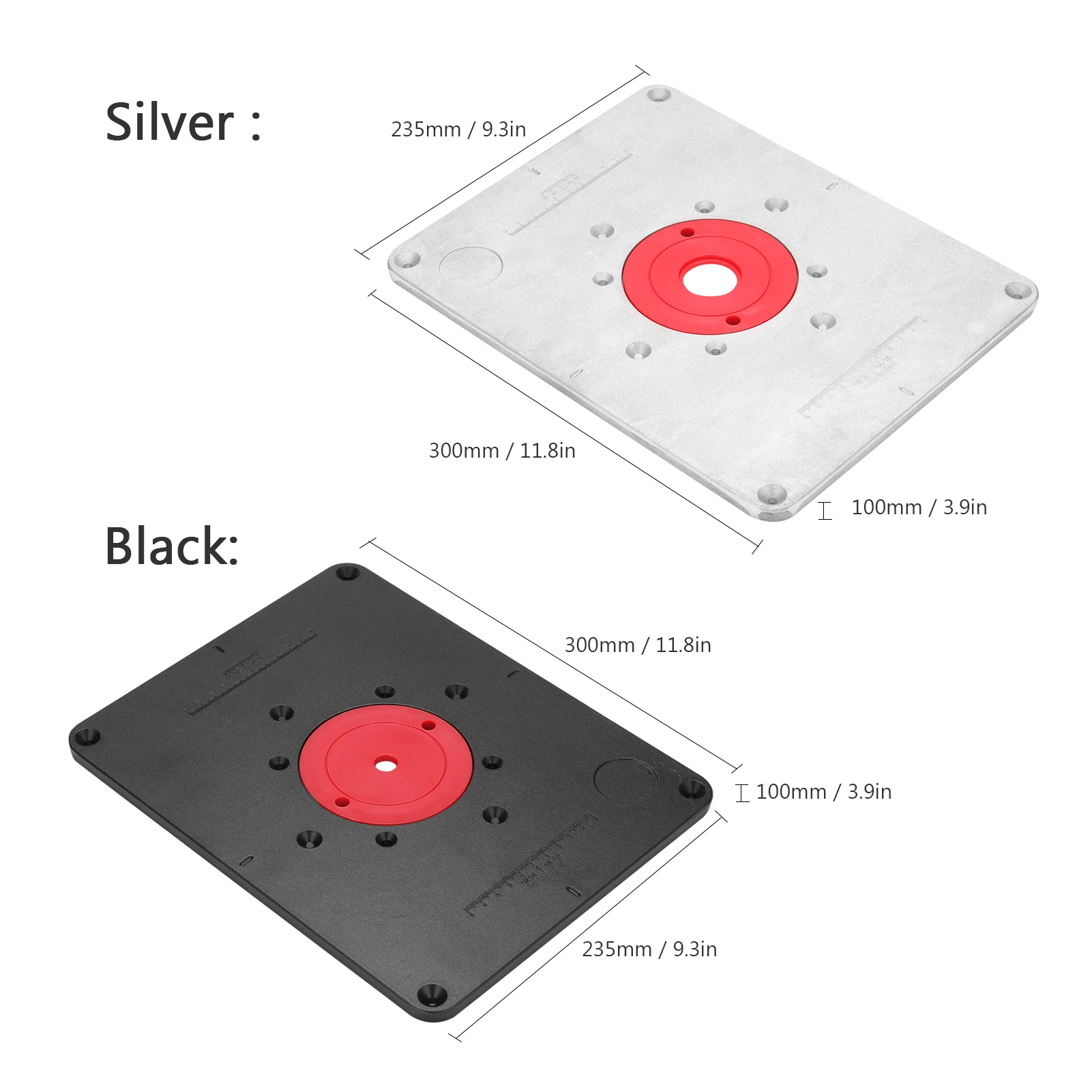

Carpintera Router Table Insert Plate Trimming Machine Flip Panel Woodworking Milling Woodworking Router Table Insert Plate