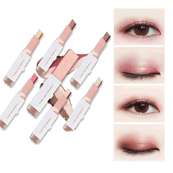 

Двухцветные тени для век с градиентом, палочка, блестящий макияж, палочка, водостойкие тени для век для женщин @ ME