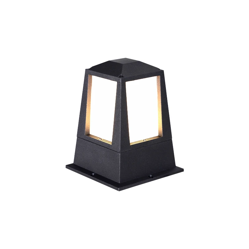 

New Style Waterproof LED Garden Lawn Lamp Modern Aluminum Pillar Light Outdoor Courtyard Villa Landscape Lawn Bollards Light