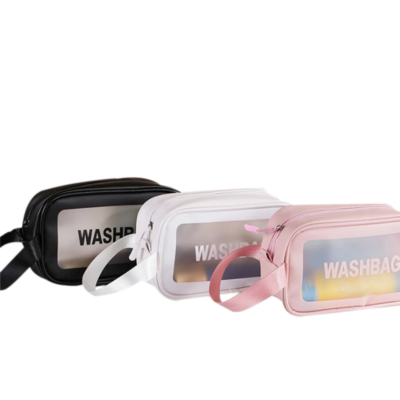 Прозрачные сумочки из ПВХ Дорожная косметичка-органайзер косметичка для
