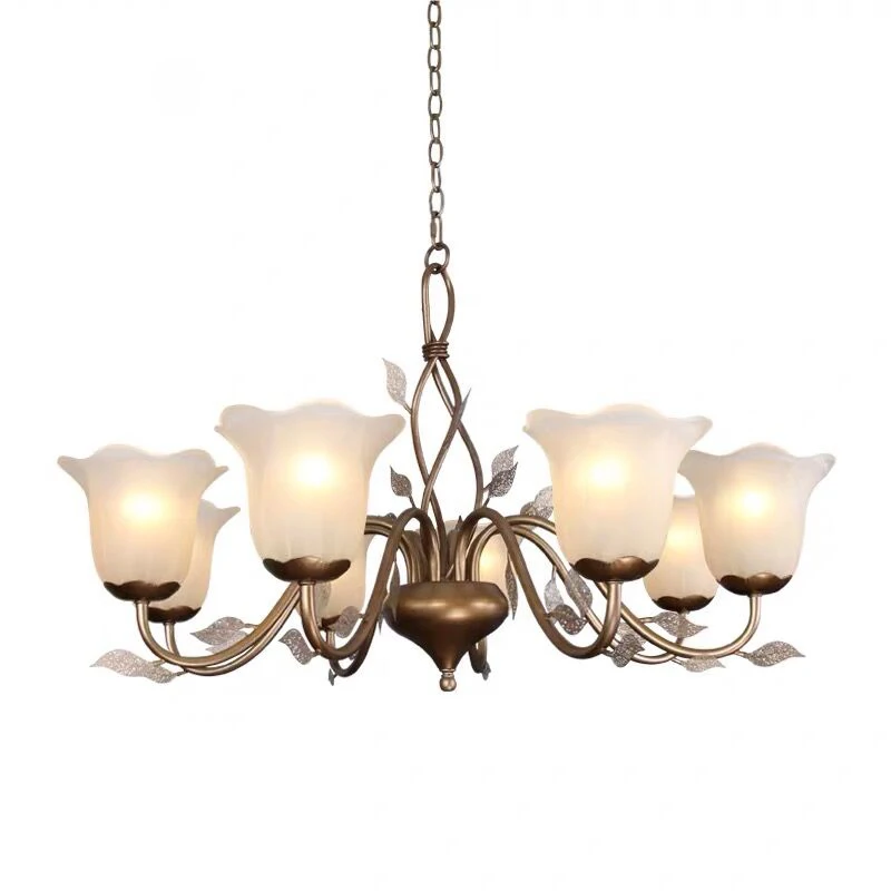 

Американская деревенская ретро-люстра из кованого железа в сельском стиле, арт-лампа для гостиной, столовой, спальни