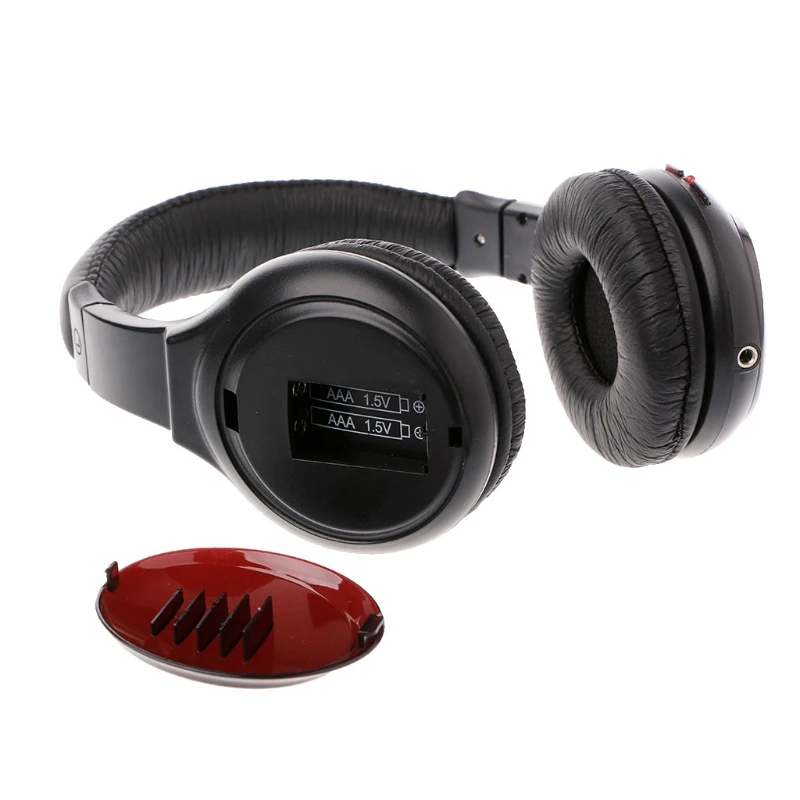 Беспроводная стереогарнитура 5 в 1 передатчик для наушников FM-радио ТВ DVD MP3 ПК D08A |