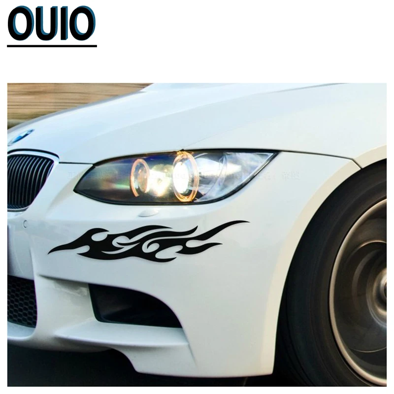 4 шт 19/29/58 см огненный узор автомобильные отражающие наклейки &quotсделай сам&quot для